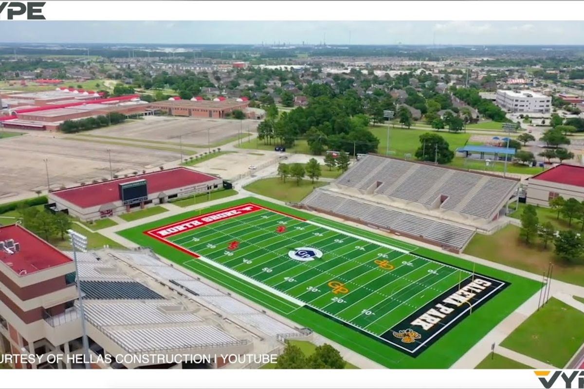Galena Park ISD; Dancy unveils new stadium turf