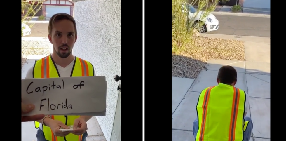 Adam Trent played a trivia game with the delivery guy that changed his life in an instant