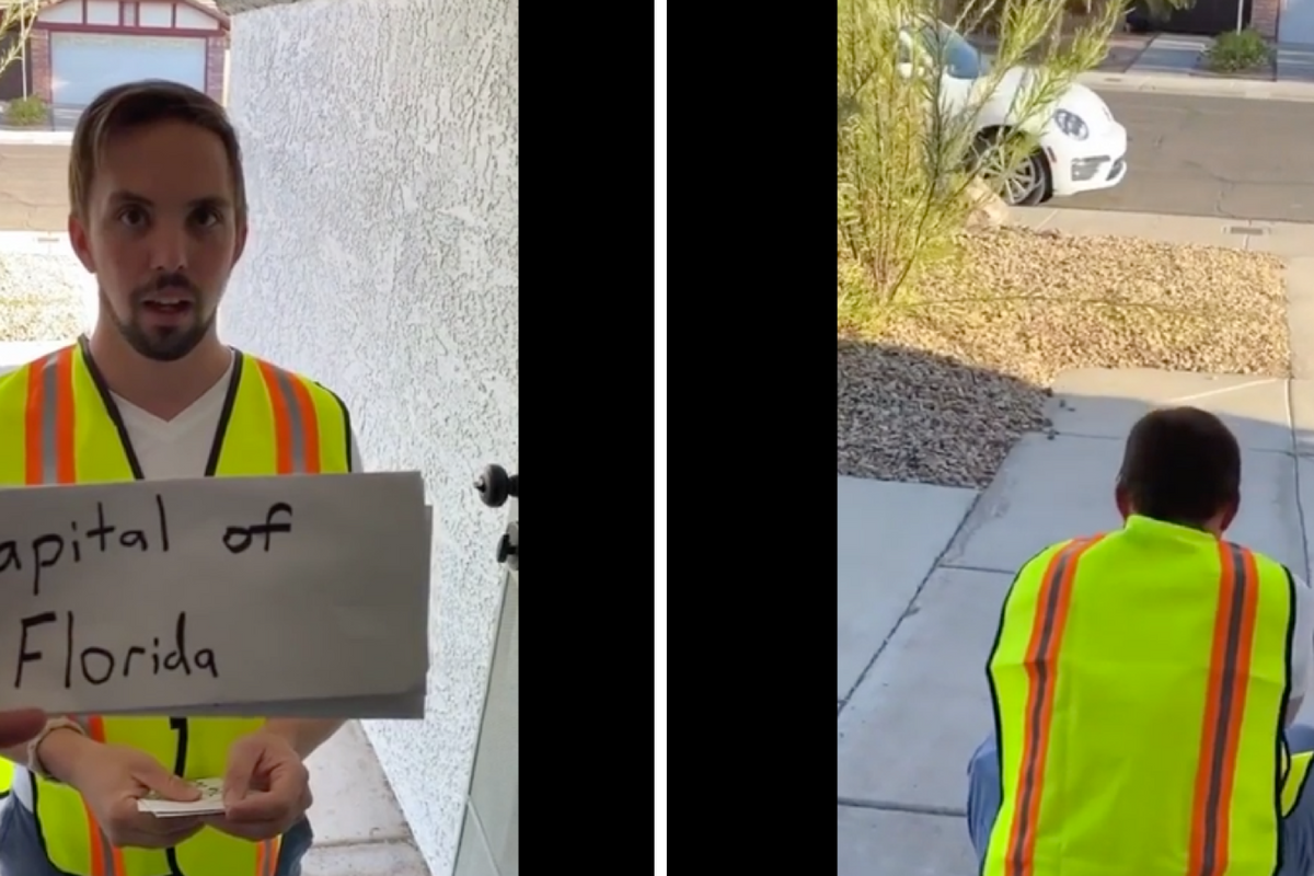 Adam Trent played a trivia game with the delivery guy that changed his life in an instant