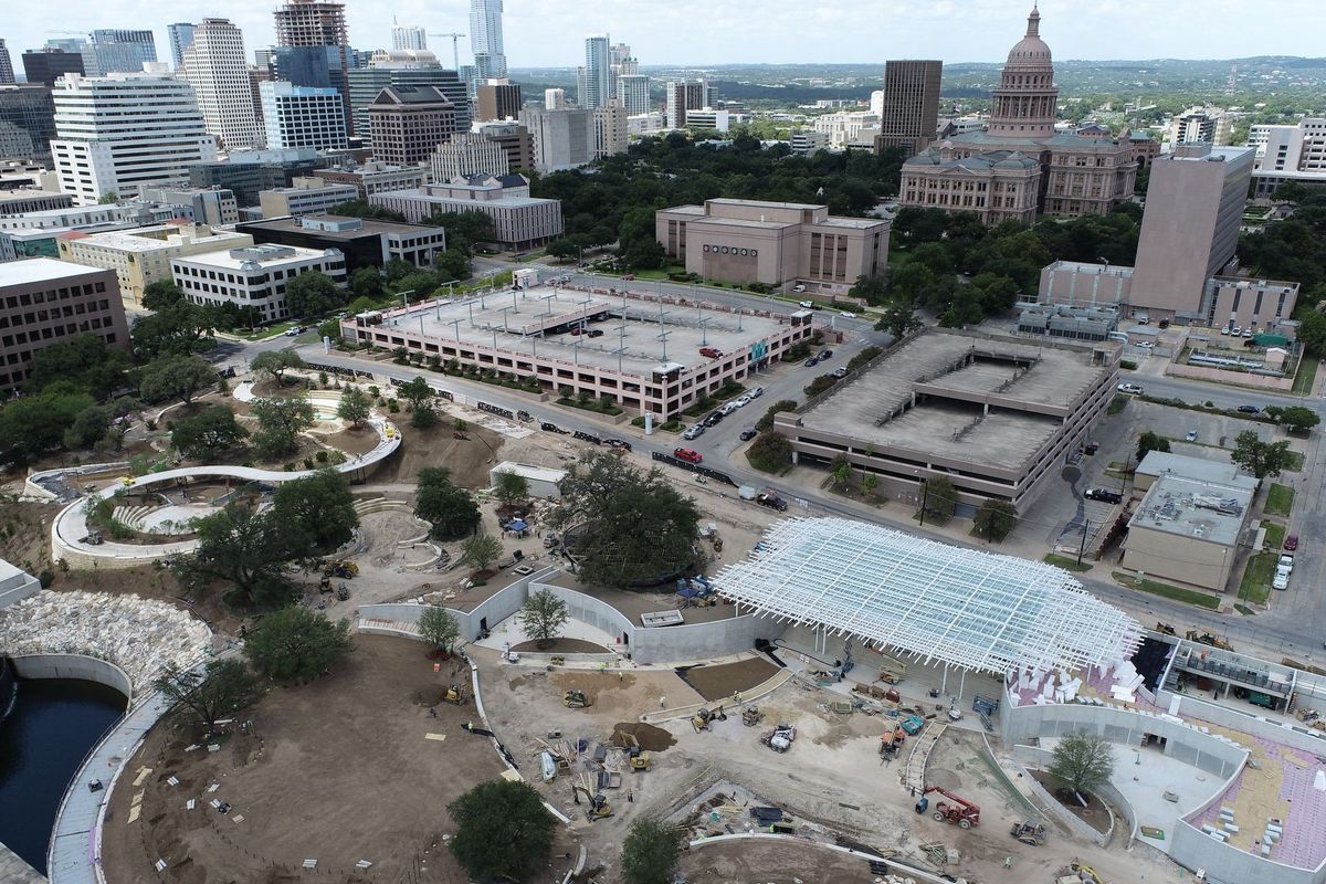 Downtown Austin parks system Waterloo Greenway takes shape