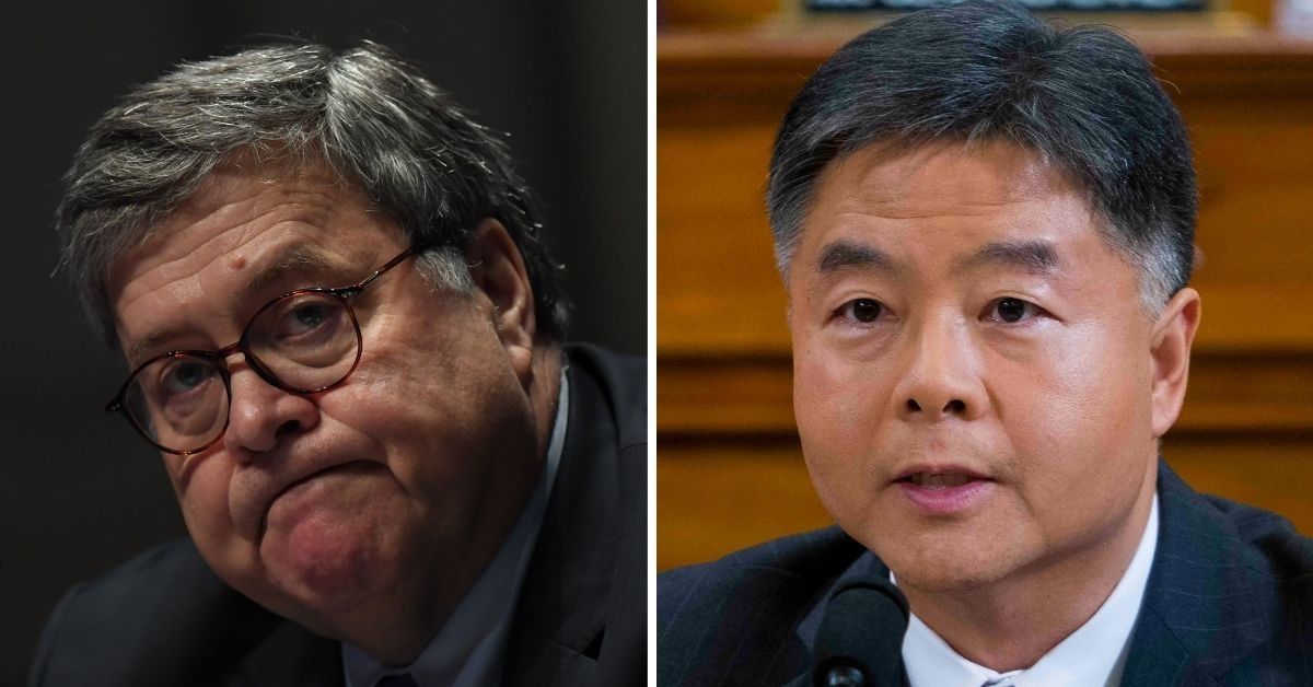 AG Bill Barr Claimed Not To Know If It's Legal To Vote Twice—And Rep. Ted Lieu Trolled Him Hard