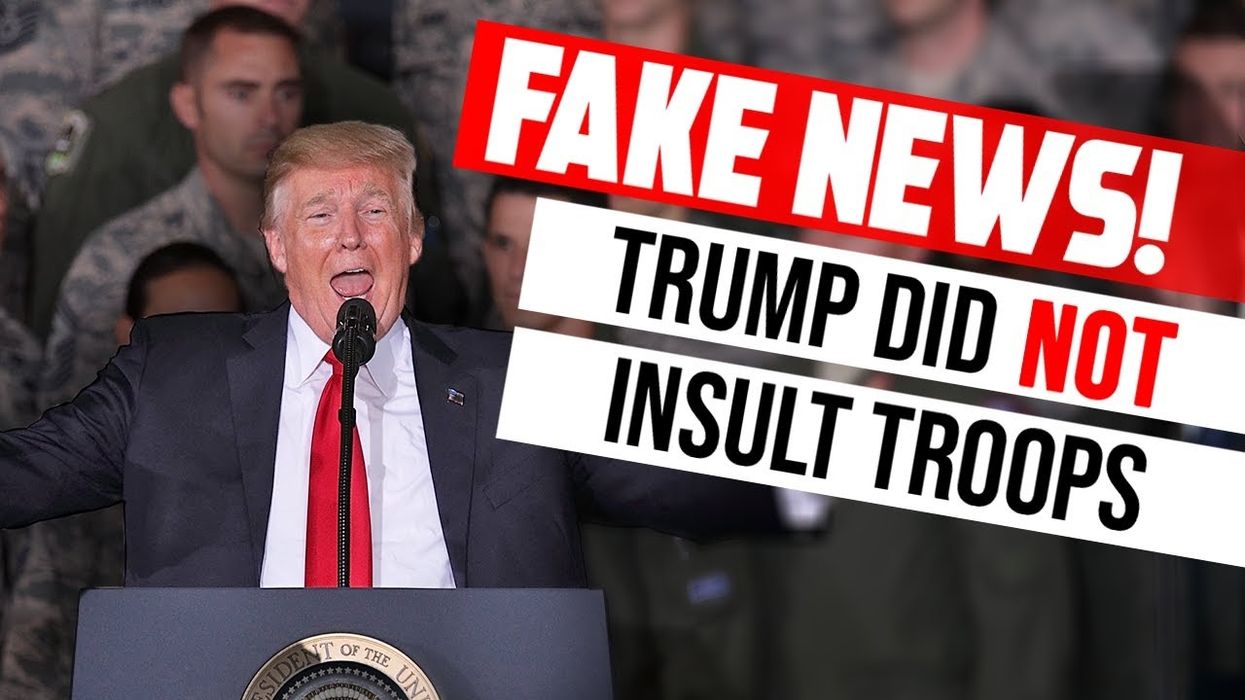FAKE NEWS from 'The Atlantic': There's NO WAY Trump called American soldiers 'losers'