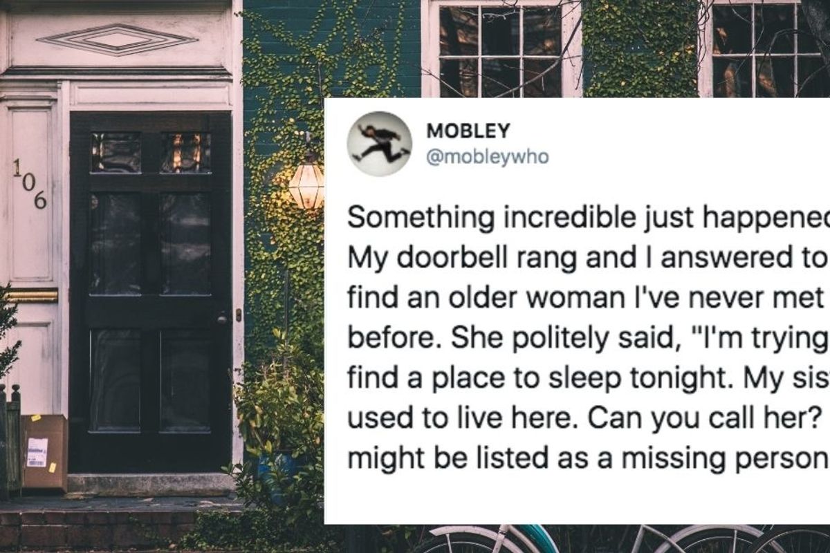 Mobley shared what happened when a disoriented woman showed up on his doorstep asking for help