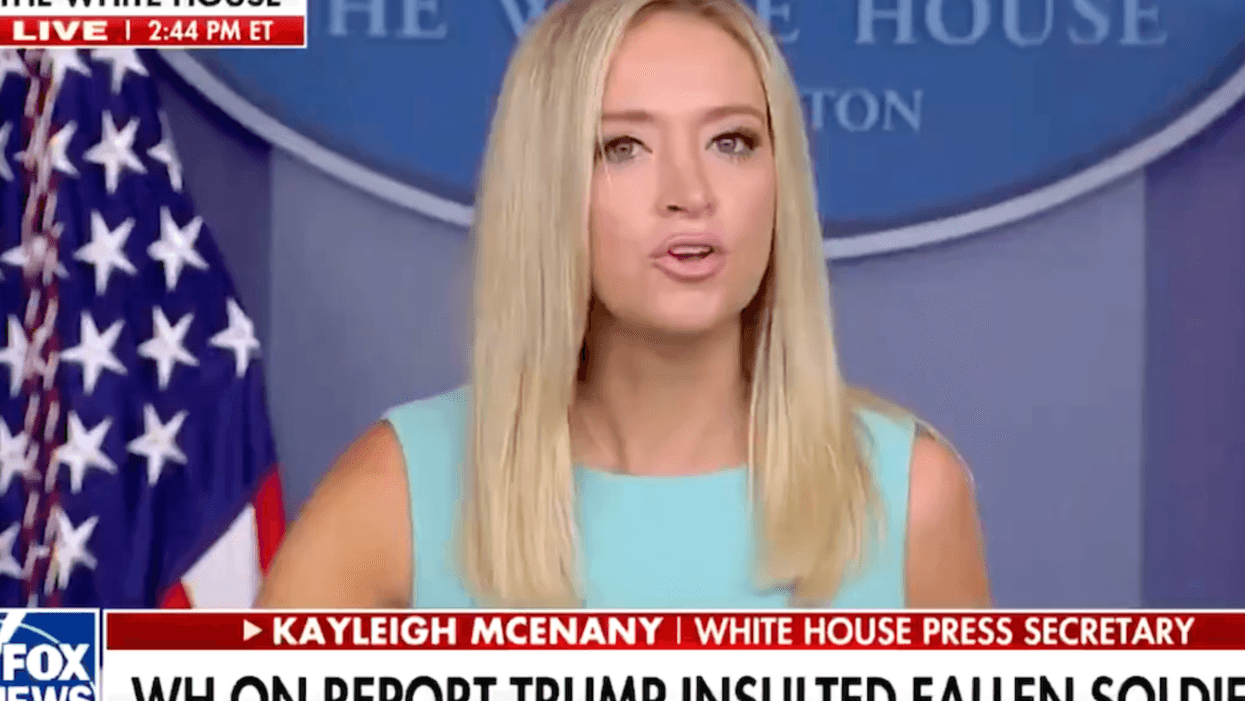 McEnany Storms Off After Angrily Denying Trump Slurred Troops