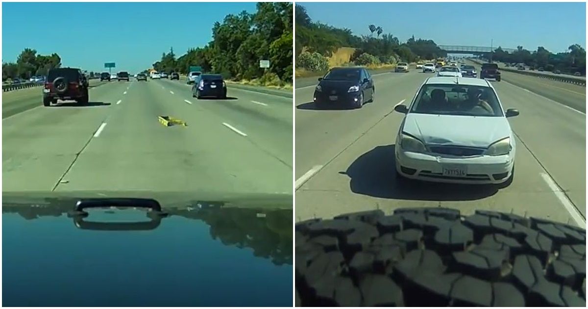 Viral dash cam video shows exactly why you should never, ever tailgate someone
