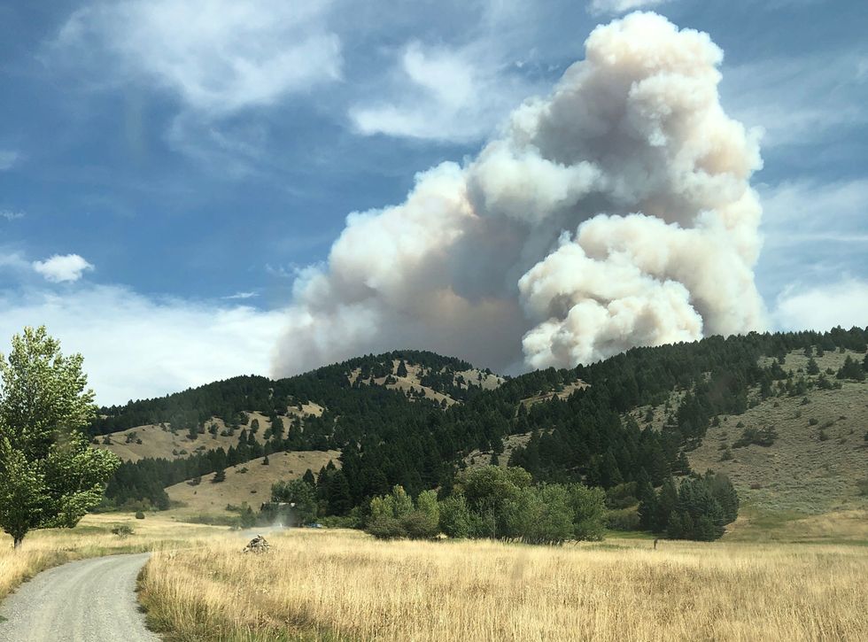 Bridger Foothills Fire