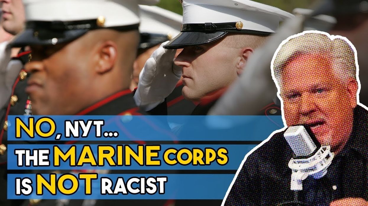'The few, the proud, the white' | The shameless left is now attacking the MARINE CORPS