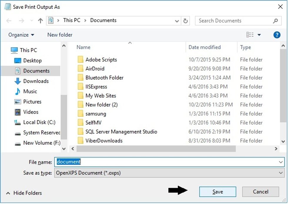 How to convert windows 10 documents into pdf - B C Guides