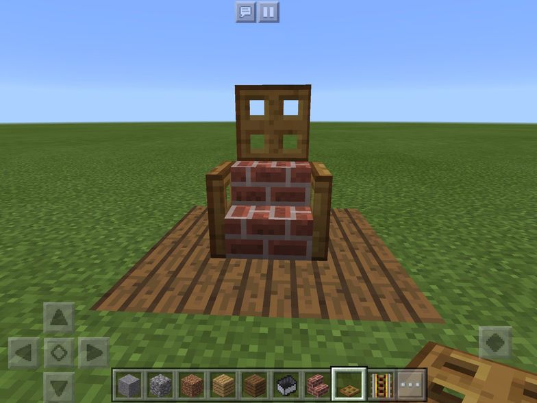 how to make a chair on minecraft b c