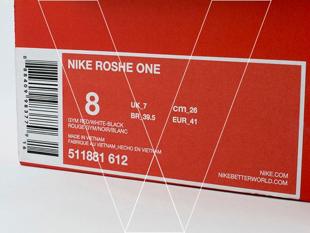 nike roshe one fake vs real