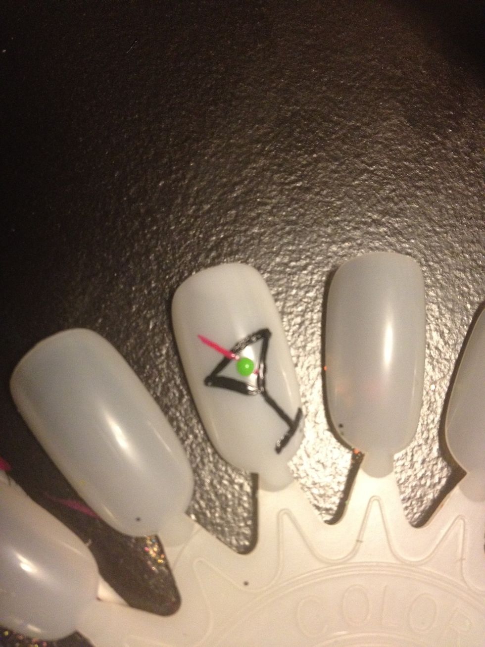 How to make a martini nail design B+C Guides