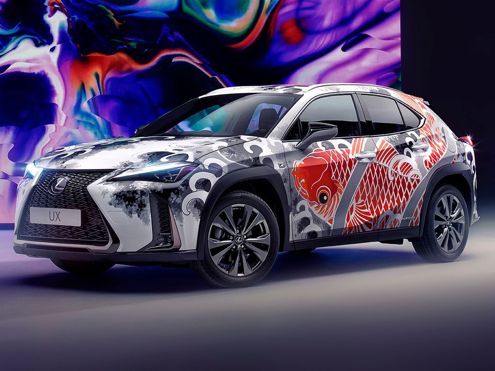 World's first tattooed car
