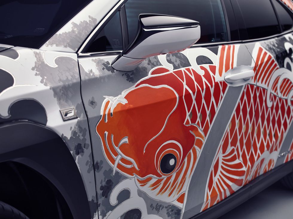 World's first tattooed car