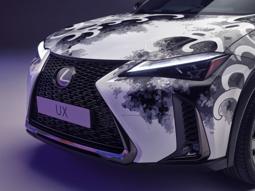 World's first tattooed car