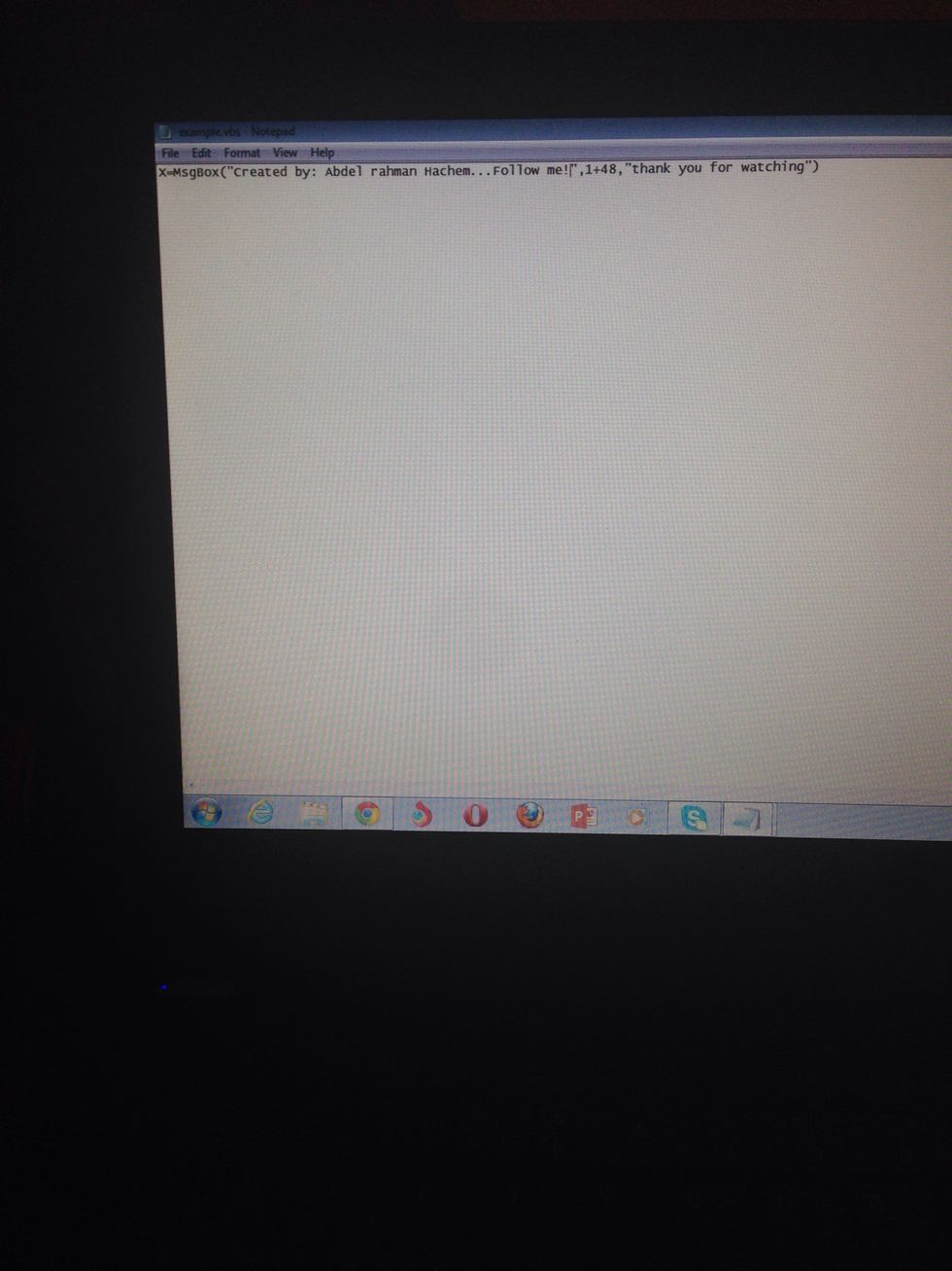 How to create an error message for windows xp.7.8.vista B+C Guides