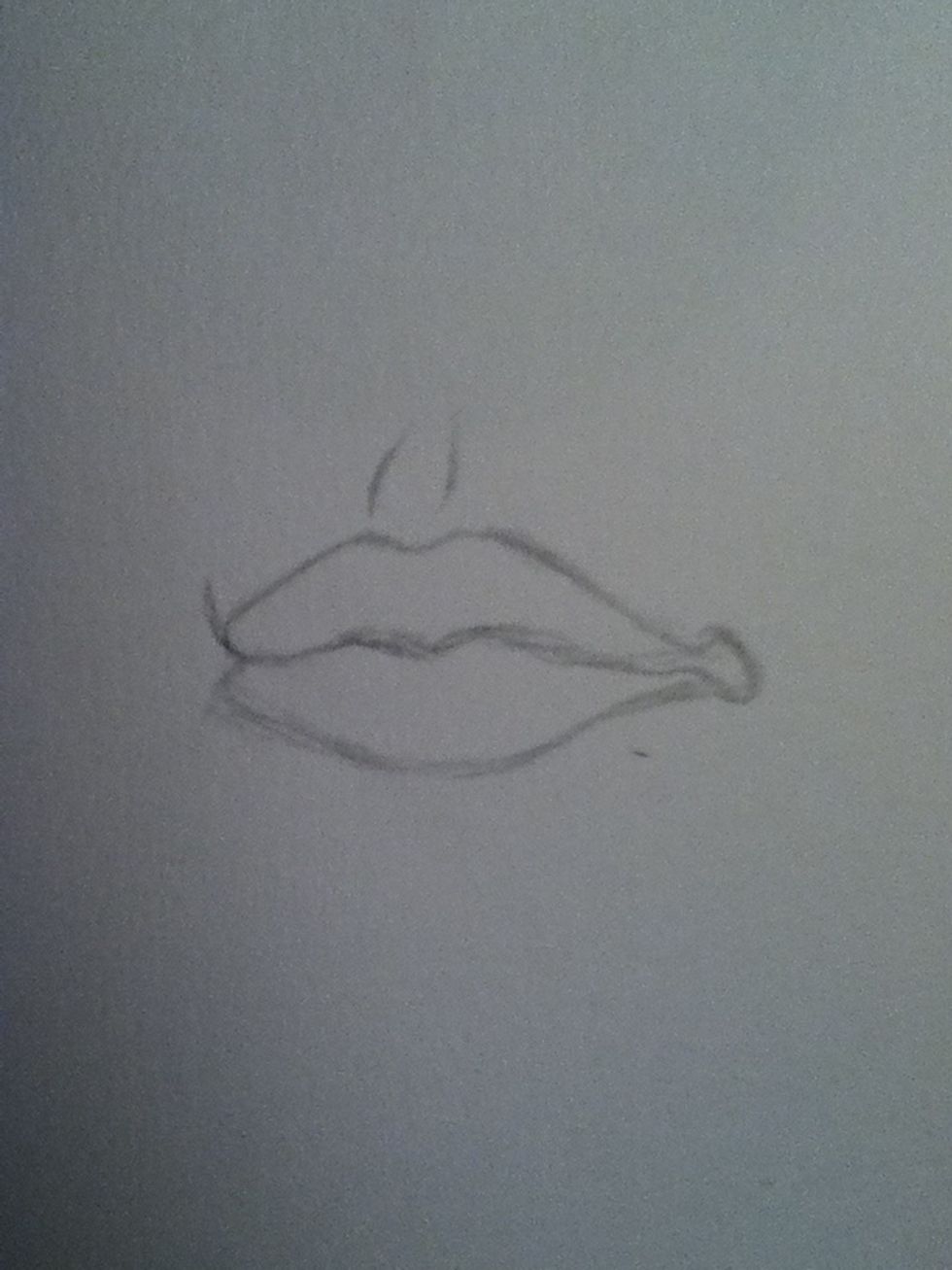 How to draw closed lips (2 ways) - B+C Guides