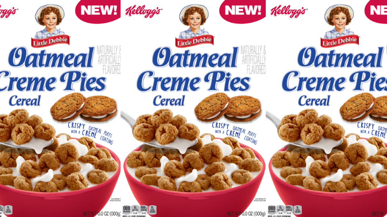 Little Debbie oatmeal creme pie cereal will hit store shelves in December