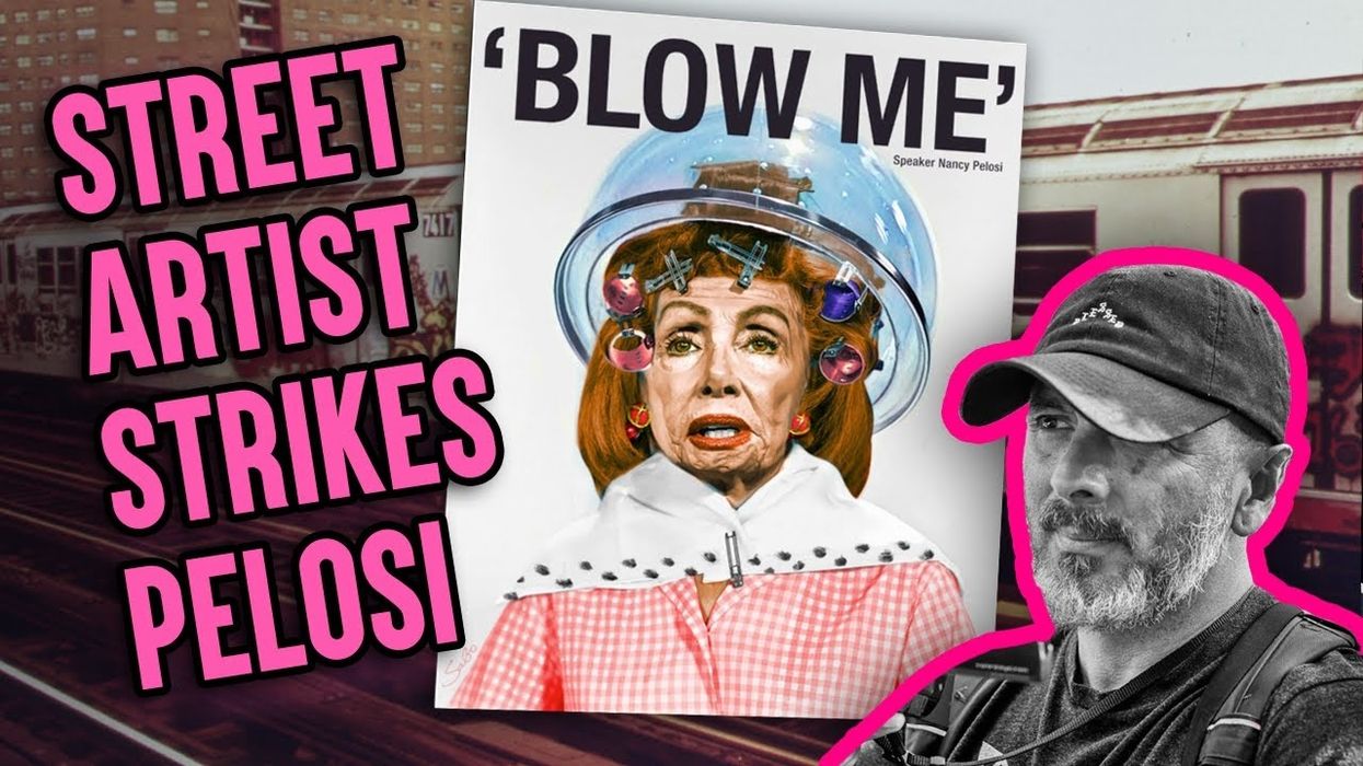 Street artist Sabo SLAMS Nancy Pelosi after hair salon hypocrisy: 'I HAD to do this'