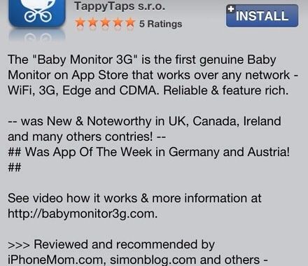 turn iphone into baby monitor