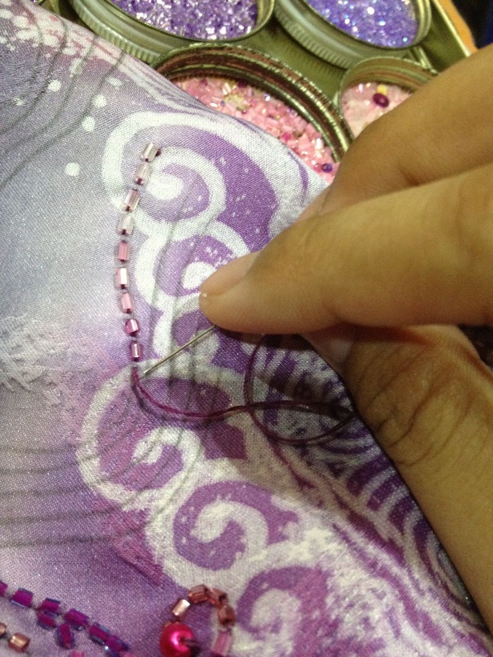 How to design beads on your dress B+C Guides