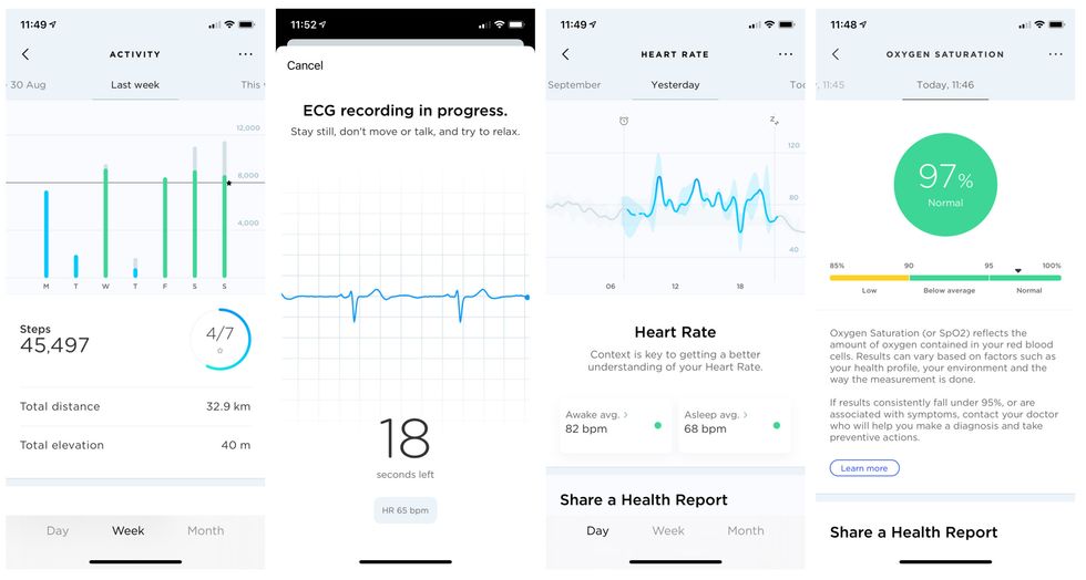 Health Mate iOS app