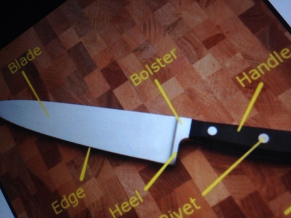 Un couteau de chef est utilisé pour la préparation des aliments. Je peux l'utiliser pour couper des choses comme les carottes.