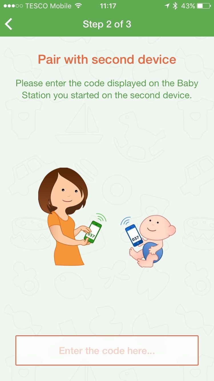 use two iphones as baby monitor