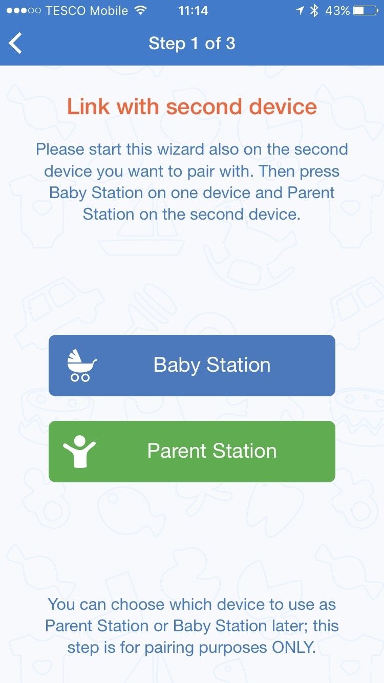 use two iphones as baby monitor