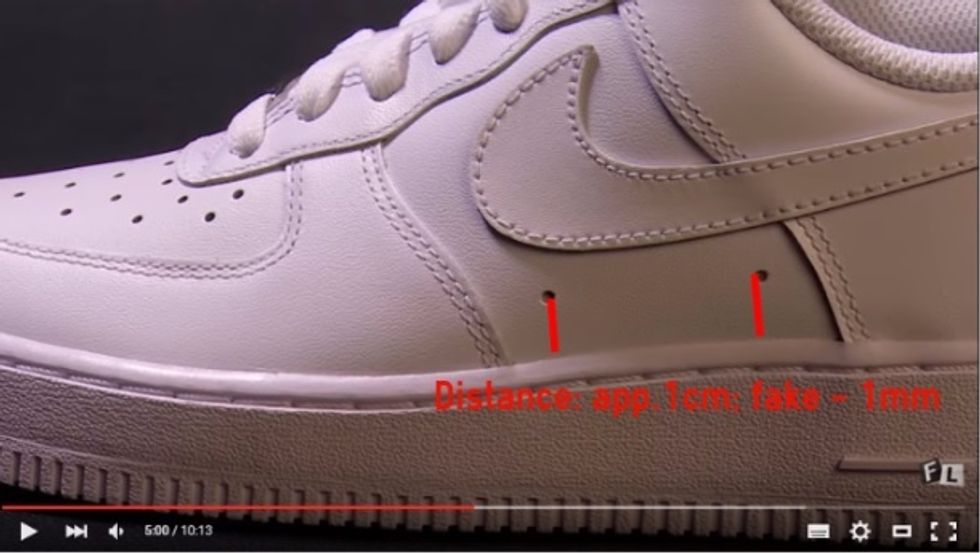 How to spot fake: nike air force 1 - B+C Guides