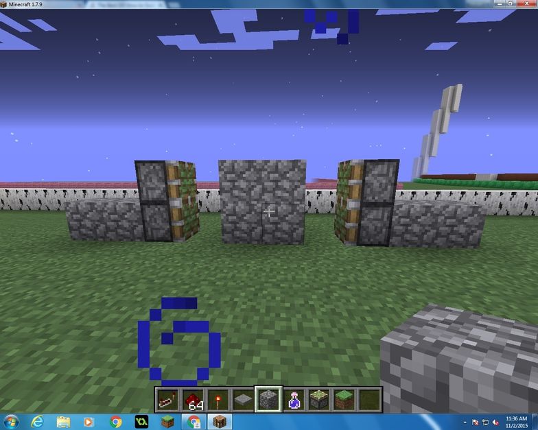 How To Make A Simple Redstone Door B C Guides How To Make A Simple Redstone Door B C Guides