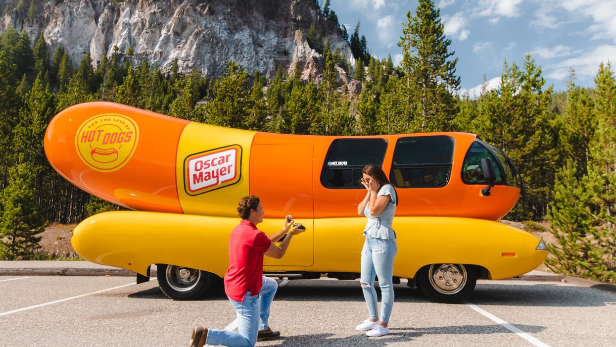 You can now propose in front of the Oscar Mayer Wienermobile if that's your thing