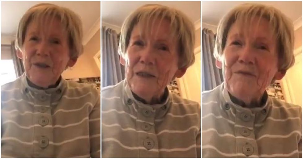 An adorable grandma casually came out to her granddaughter while talking about relationships