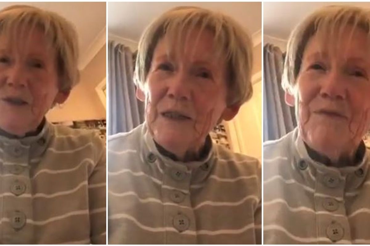 An adorable grandma casually came out to her granddaughter while talking about relationships