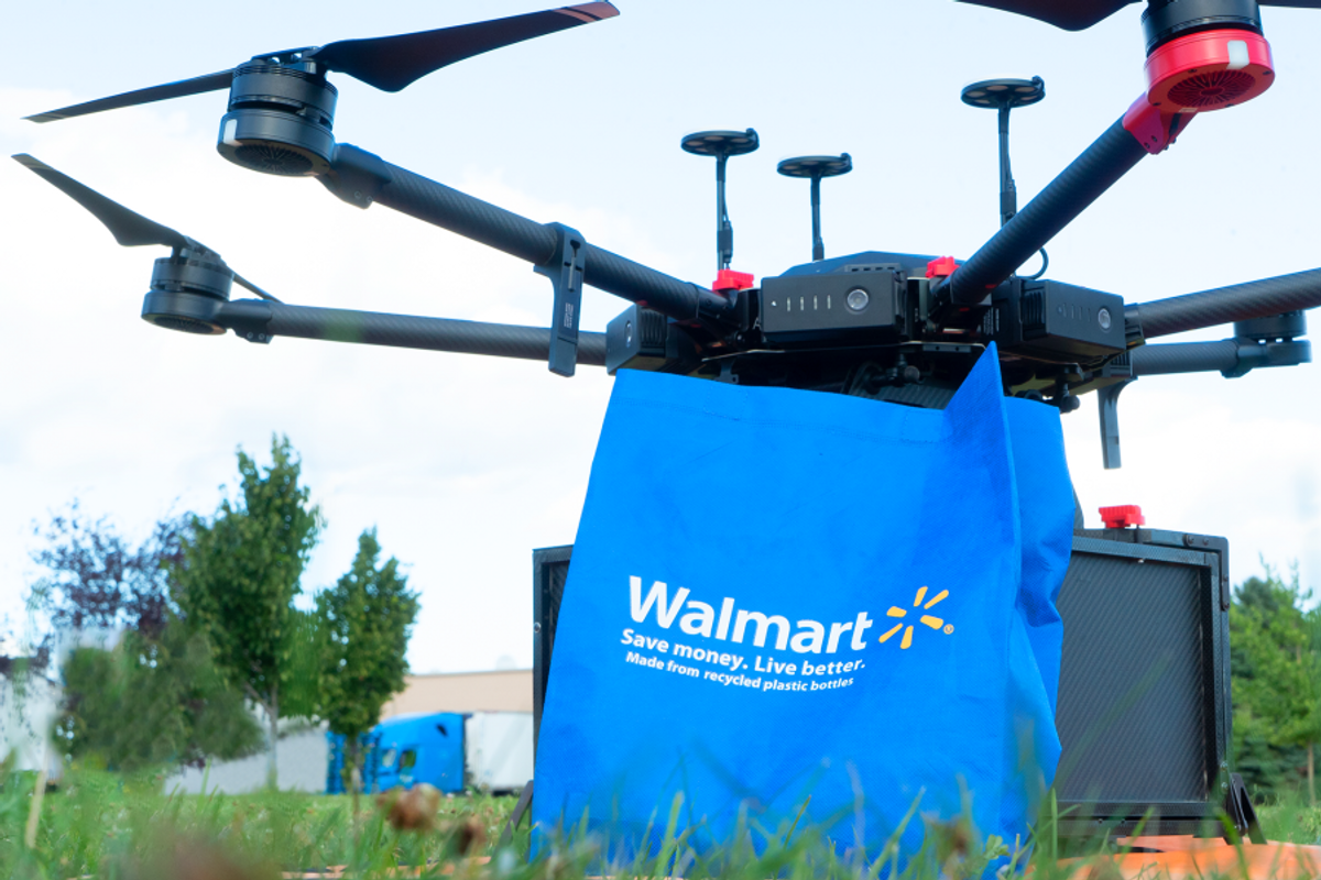 Walmart delivery drone