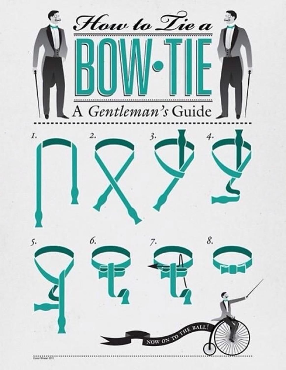 How to tie a bow tie B+C Guides
