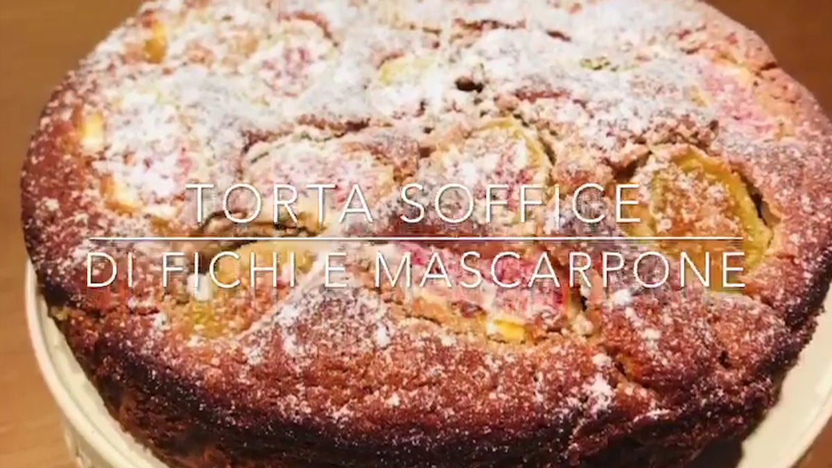 Cuciniamo insieme: torta soffice di fichi e mascarpone