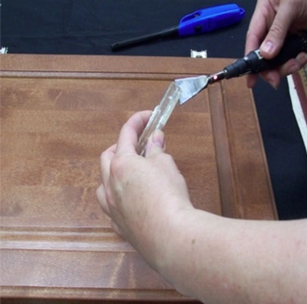 How to repair a dent in a lacquered wood surface B+C Guides