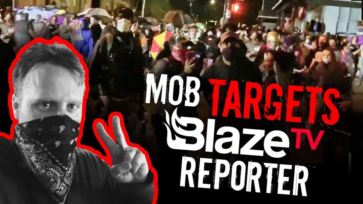 Watch the TERRIFYING moment BLM protesters in Rochester surround & THREATEN a Blaze TV reporter