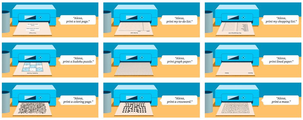 Printing commands now available with Alexa
