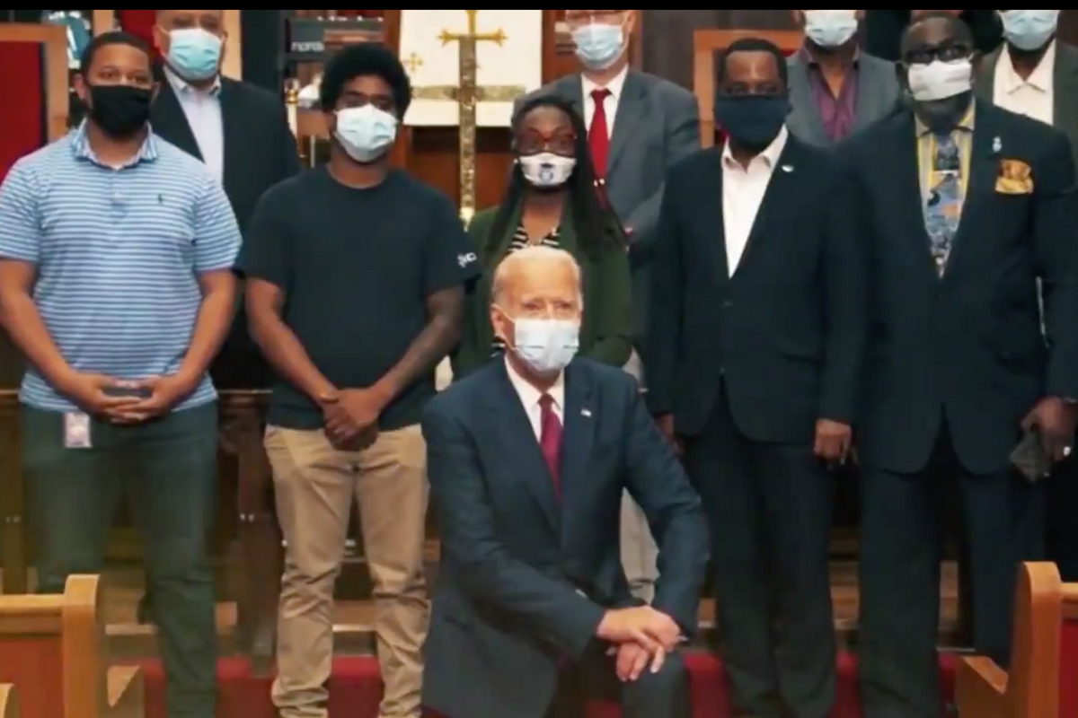 Trump Campaign Confuses Black Churchgoers With Biden-Loving Rioters