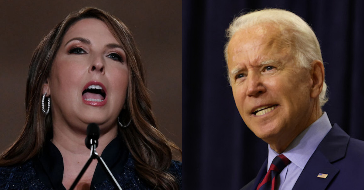 GOP Chair Tried Going After Joe Biden for His 'Record Responding' to the Virus and It Did Not Go Well