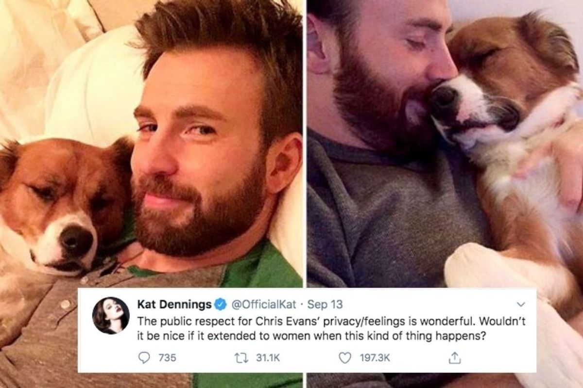 The gentle response to Chris Evans' nude photo leak is how these things should always go down
