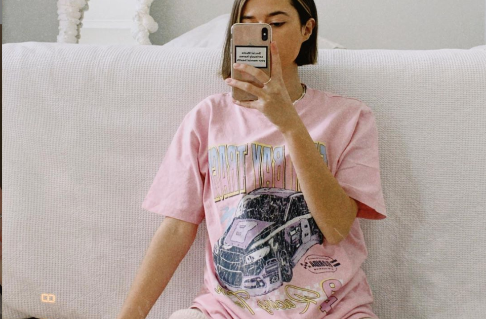 cute oversized graphic tees