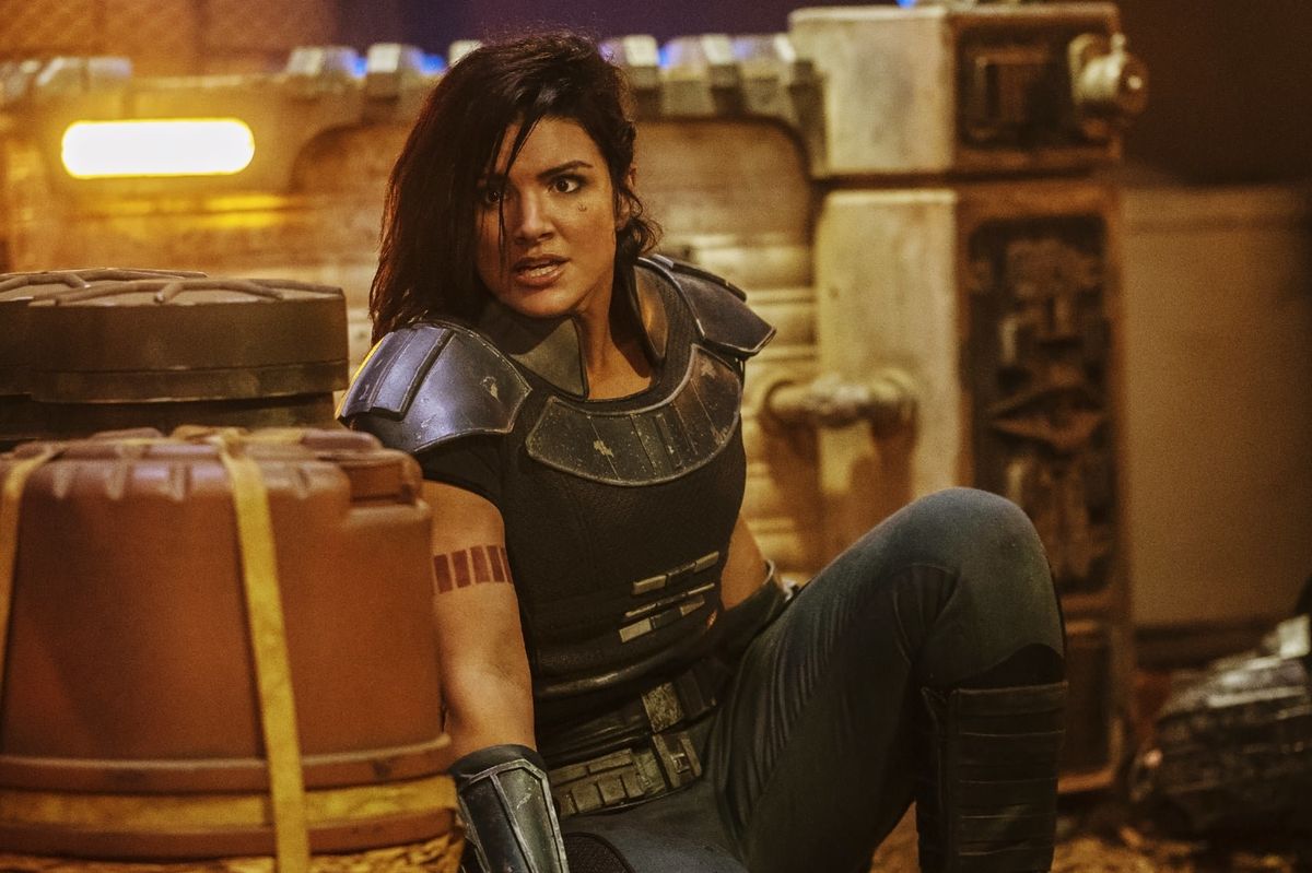Gina Carano in "The Mandalorian"