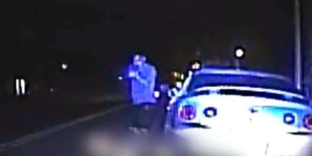 Video released showing suspect shooting two Tulsa police officers — killing one — during routine traffic stop