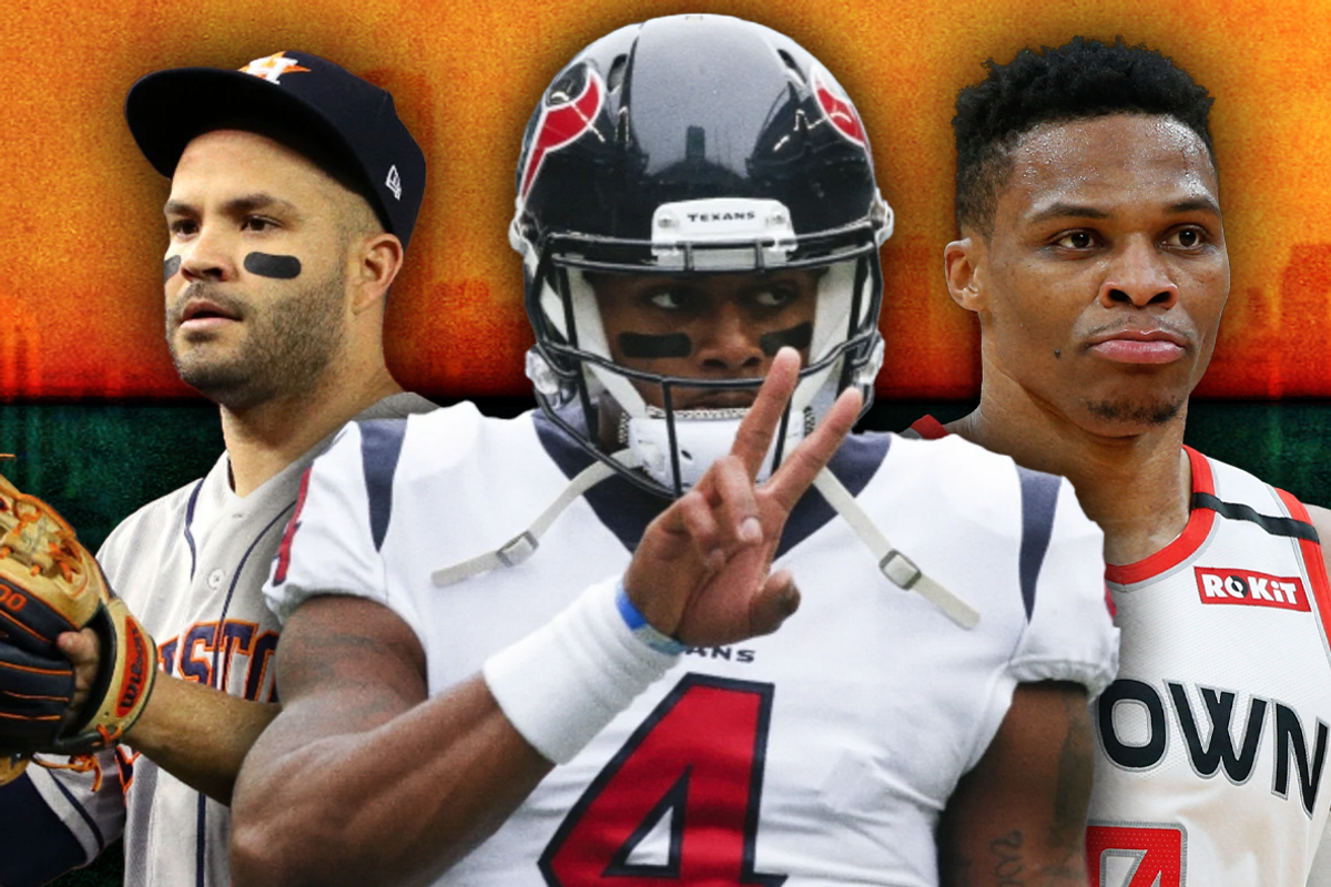 Astros Altuve, Texans Watson, Rockets Westbrook