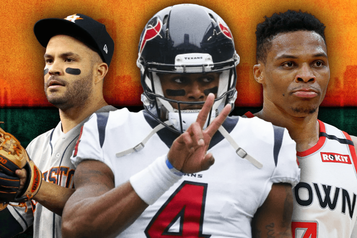 Astros Altuve, Texans Watson, Rockets Westbrook