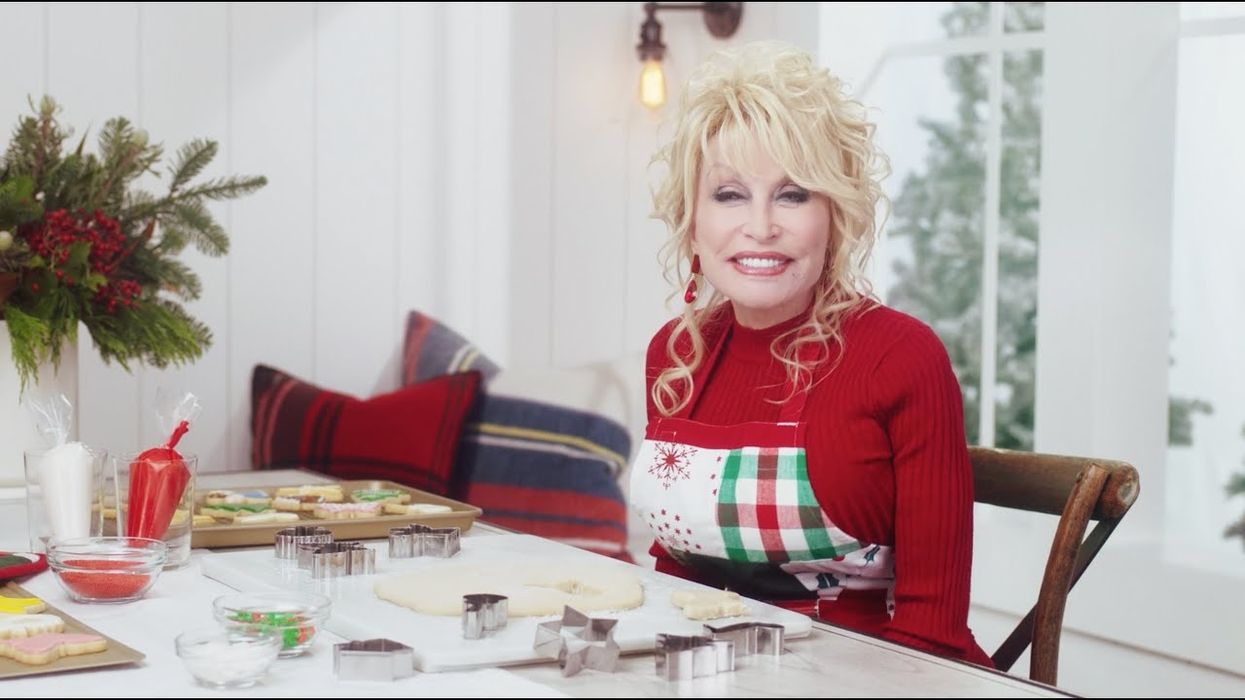 Dolly Parton and Williams Sonoma debut holiday collection, including log cabin gingerbread house