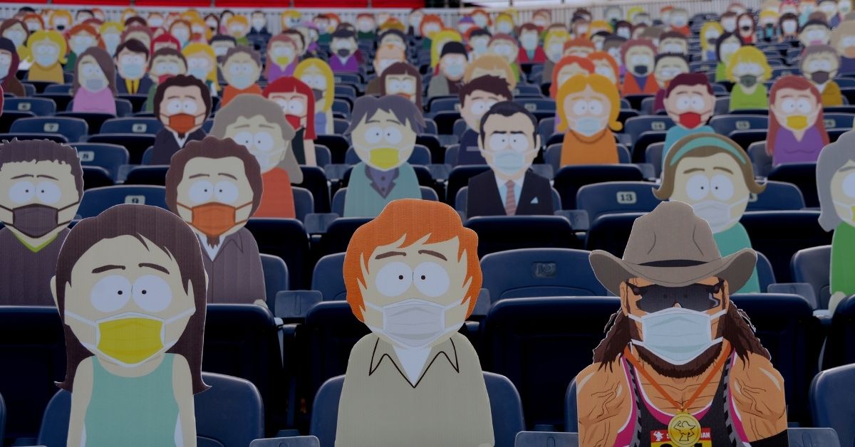 The Denver Broncos Just Played In Front Of A Crowd Of 1,800 'South Park' Character Cutouts