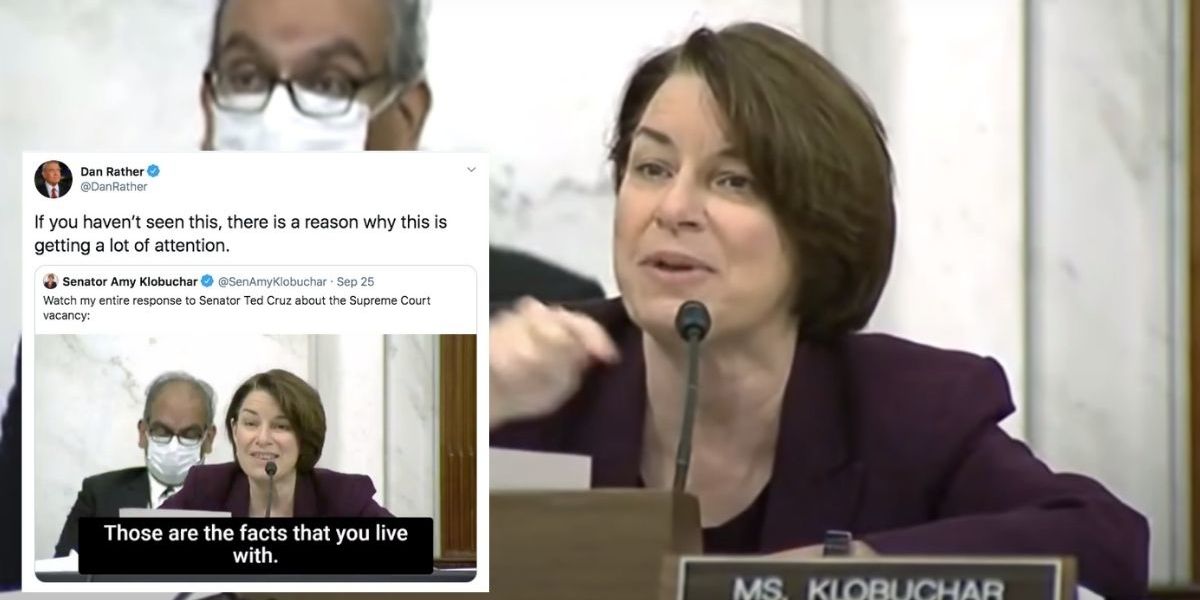 Amy Klobuchar's masterful response to Ted Cruz's SCOTUS nomination argument is a must see